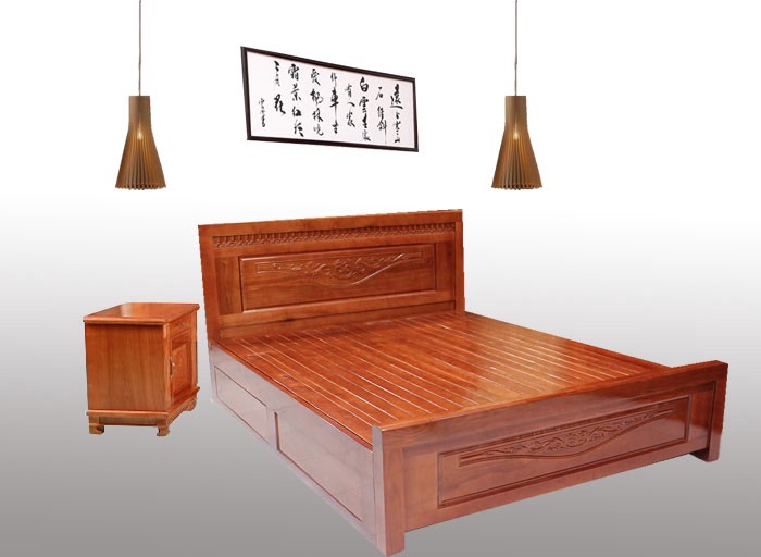 Những mẫu giường gỗ xoan đào 1m6 vừa đẹp vừa sang trọng – Giường ...